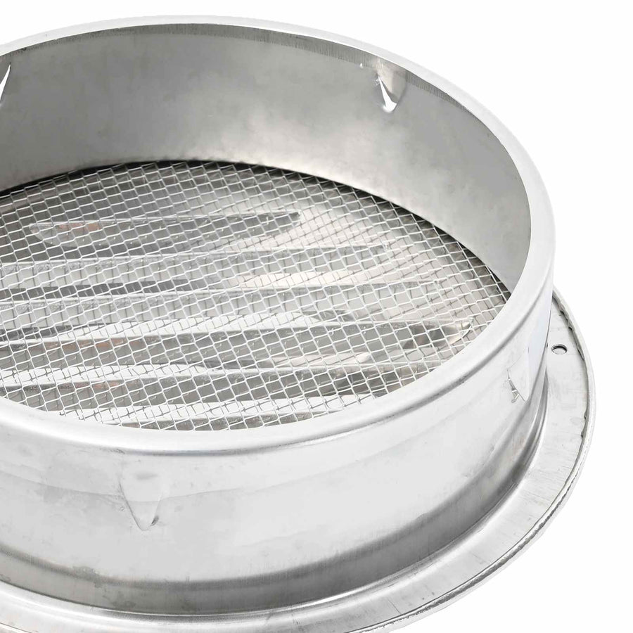 Luchtventilatie roosters 4 pcs Zilver 150 mm Roestvrij staal