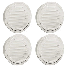 Luchtventilatie roosters 4 pcs Zilver 150 mm Roestvrij staal