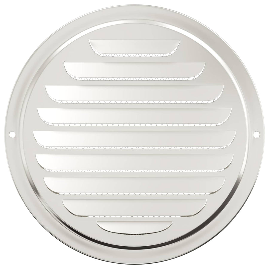 Luchtventilatie roosters 4 pcs Zilver 150 mm Roestvrij staal