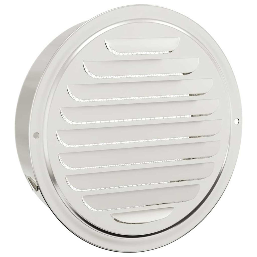 Luchtventilatie roosters 4 pcs Zilver 200 mm Roestvrij staal