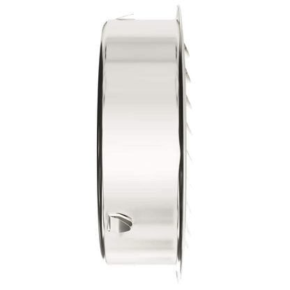 Luchtventilatie roosters 4 pcs Zilver 200 mm Roestvrij staal