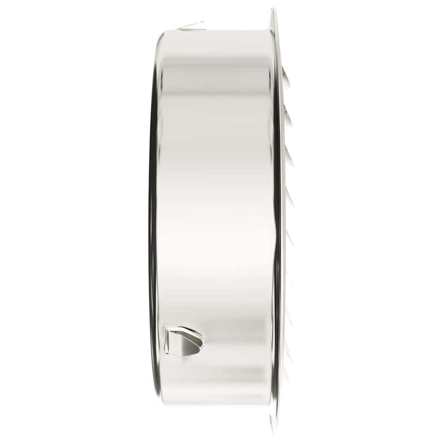 Luchtventilatie roosters 4 pcs Zilver 200 mm Roestvrij staal