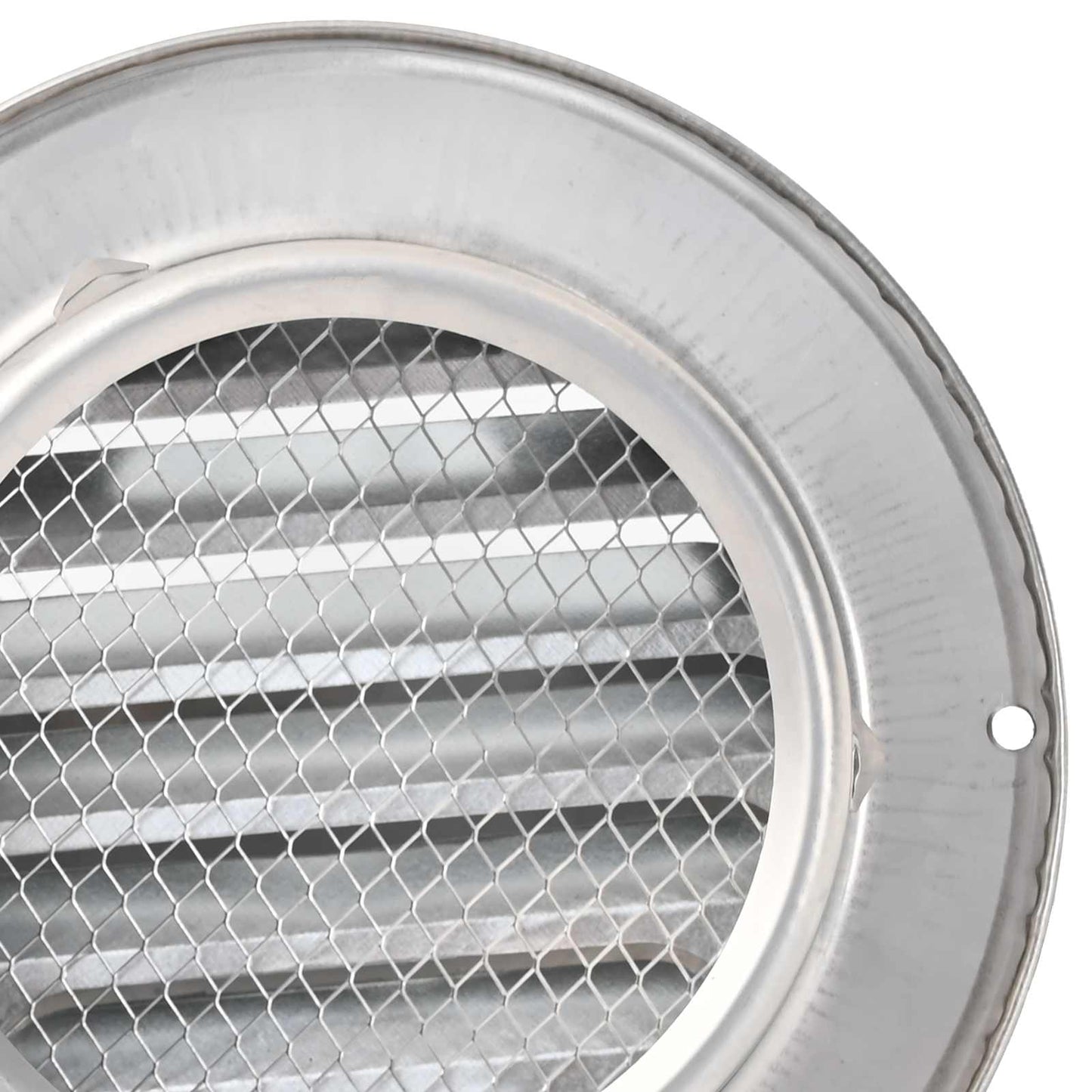 Luchtventilatie roosters 2 pcs Zilver 80 mm Roestvrij staal