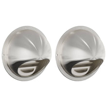 Luchtventilatie roosters 2 pcs Zilver 80 mm Roestvrij staal