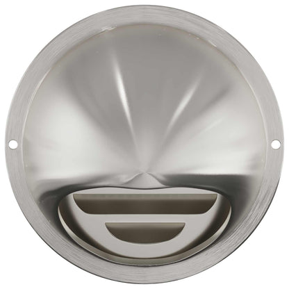 Luchtventilatie roosters 2 pcs Zilver 80 mm Roestvrij staal