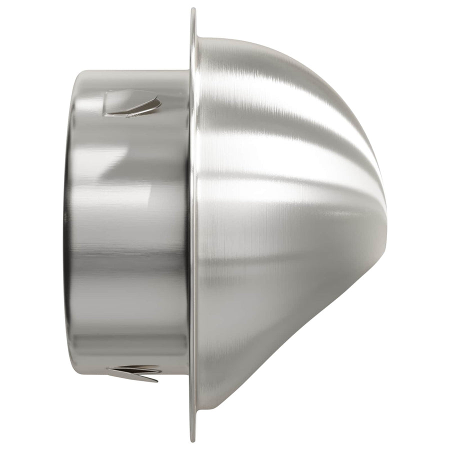 Luchtventilatie roosters 2 pcs Zilver 80 mm Roestvrij staal