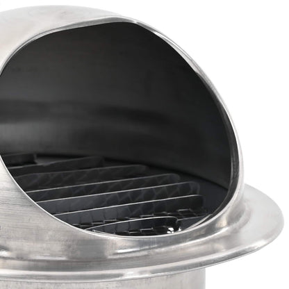 Luchtventilatie roosters 8 pcs Zilver 80 mm Roestvrij staal