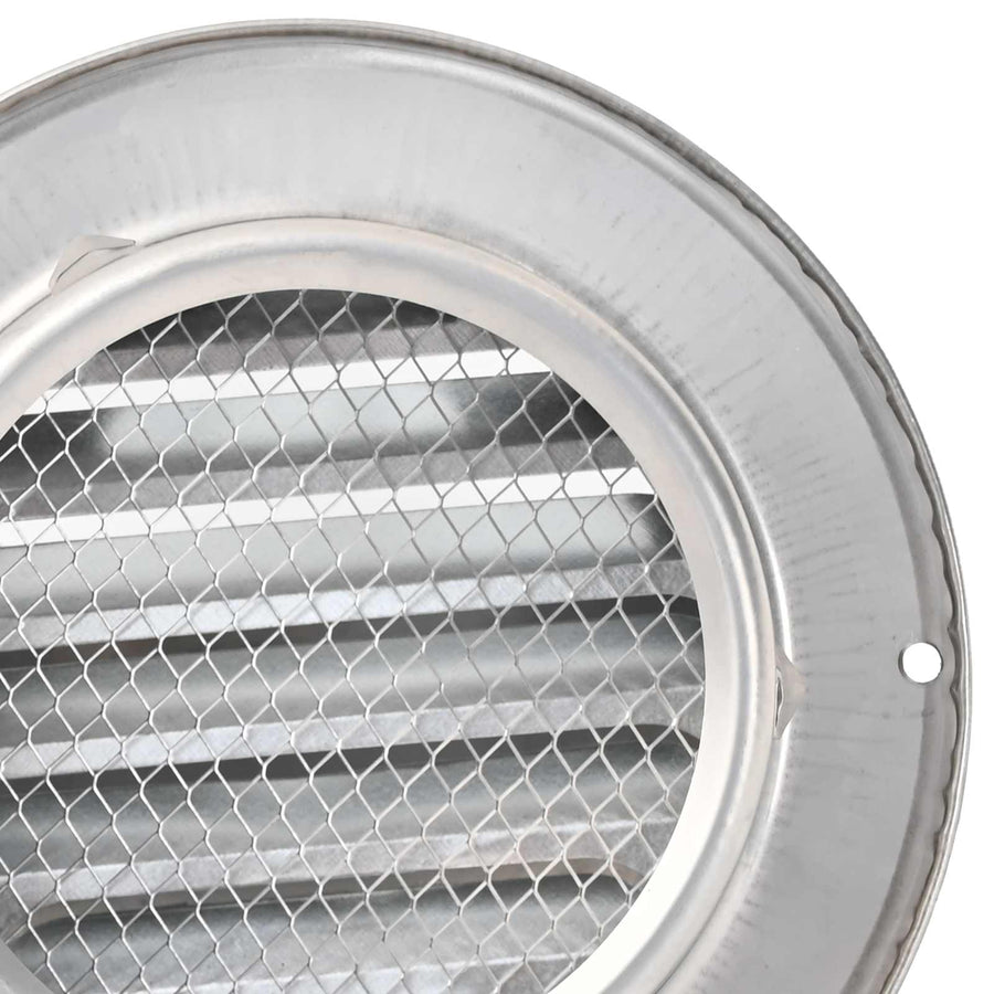 Luchtventilatie roosters 8 pcs Zilver 80 mm Roestvrij staal