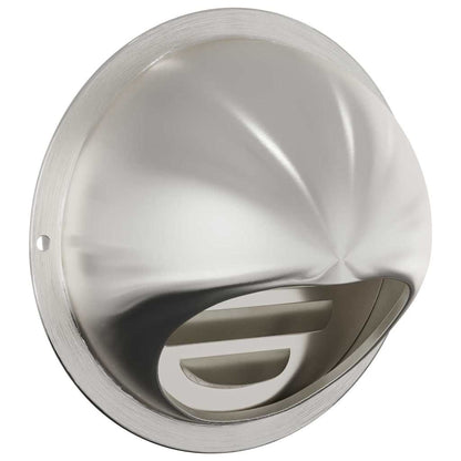 Luchtventilatie roosters 2 pcs Zilver 100 mm Roestvrij staal