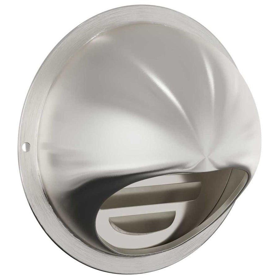 Luchtventilatie roosters 2 pcs Zilver 100 mm Roestvrij staal