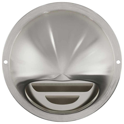 Luchtventilatie roosters 2 pcs Zilver 100 mm Roestvrij staal