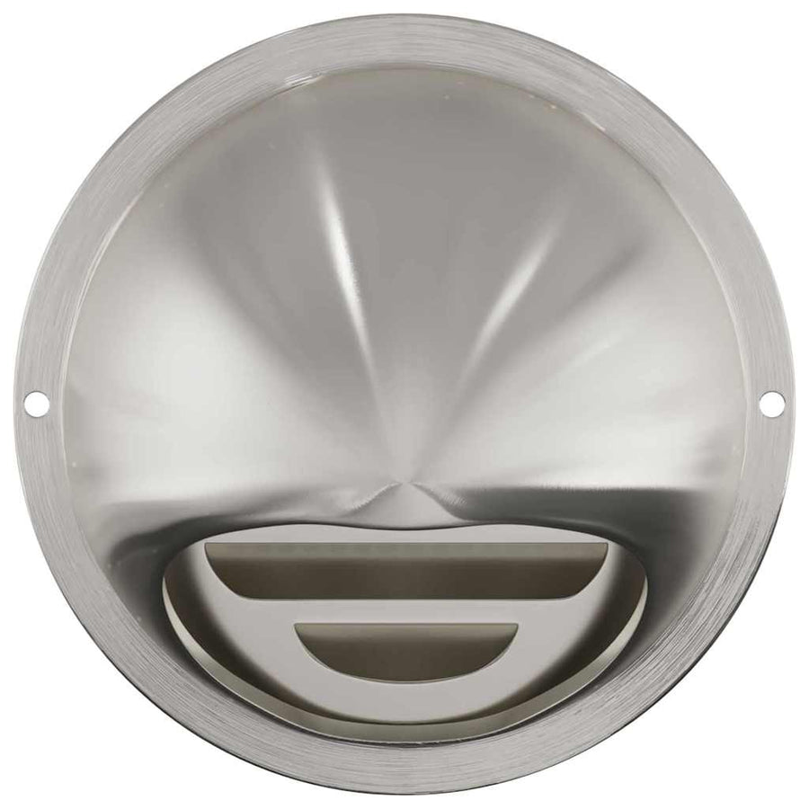 Luchtventilatie roosters 2 pcs Zilver 100 mm Roestvrij staal