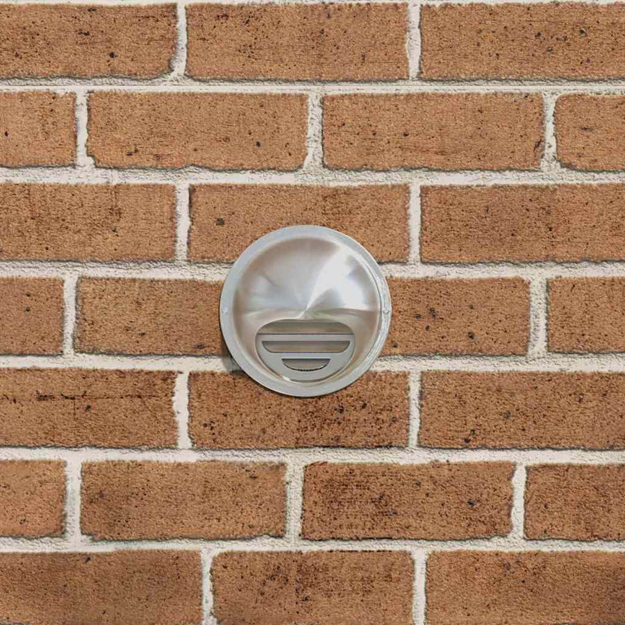 Luchtventilatie roosters 8 pcs Zilver 100 mm Roestvrij staal
