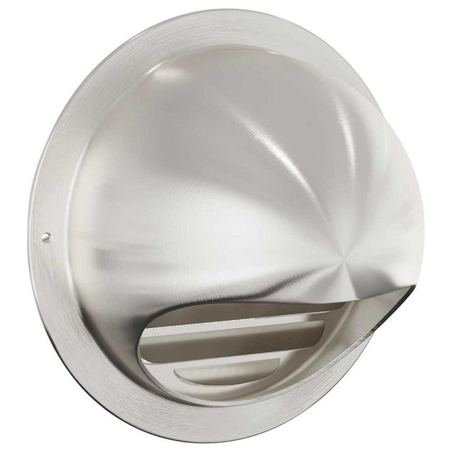 Luchtventilatie roosters 2 pcs Zilver 150 mm Roestvrij staal