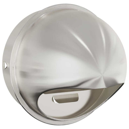 Luchtventilatie roosters 2 pcs Zilver 200 mm Roestvrij staal