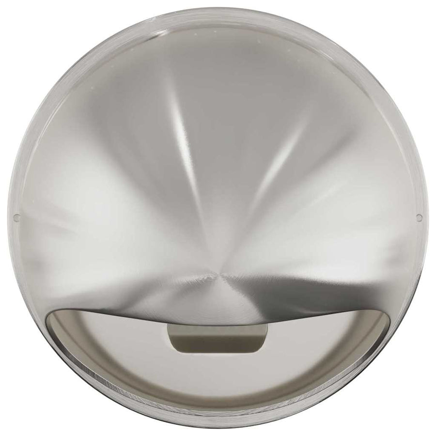 Luchtventilatie roosters 2 pcs Zilver 200 mm Roestvrij staal