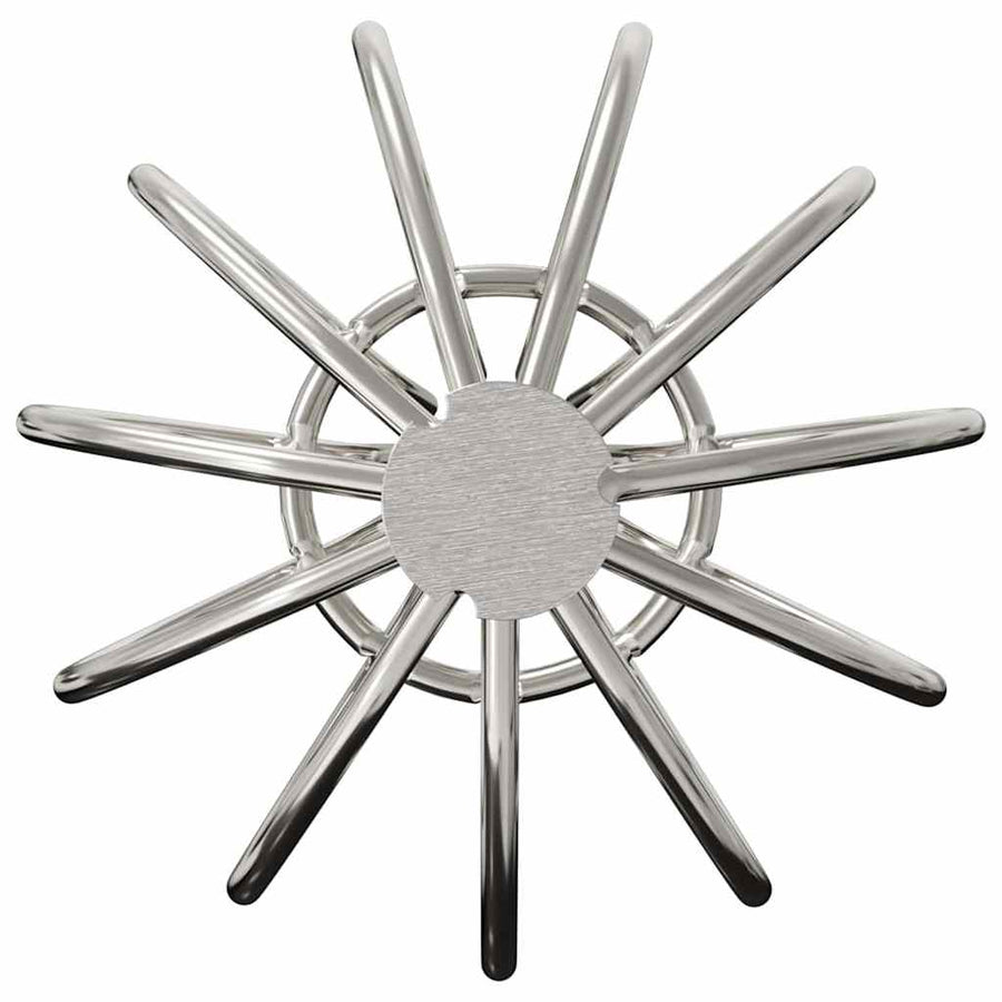 Bladvanger voor goot 2 pcs Zilver 50 mm Roestvrij staal