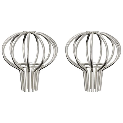 Bladvanger voor goot 2 pcs Zilver 50 mm Roestvrij staal