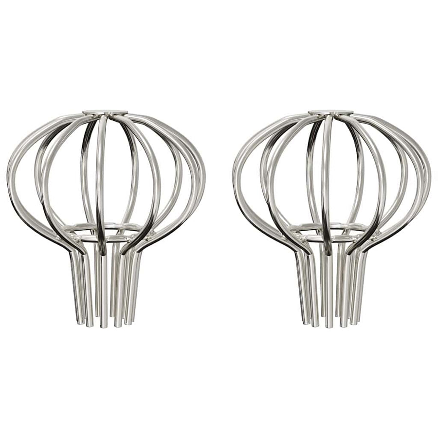 Bladvanger voor goot 2 pcs Zilver 50 mm Roestvrij staal