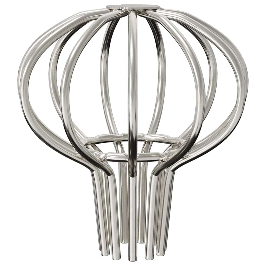 Bladvanger voor goot 8 pcs Zilver 50 mm Roestvrij staal