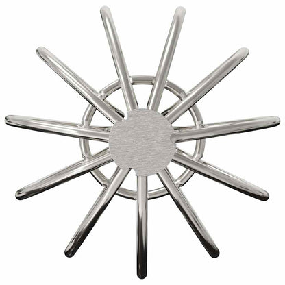 Bladvanger voor goot 8 pcs Zilver 50 mm Roestvrij staal