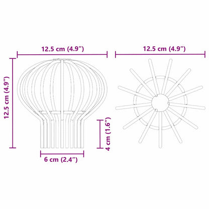 Bladvanger voor goot 2 pcs Zilver 75 mm Roestvrij staal