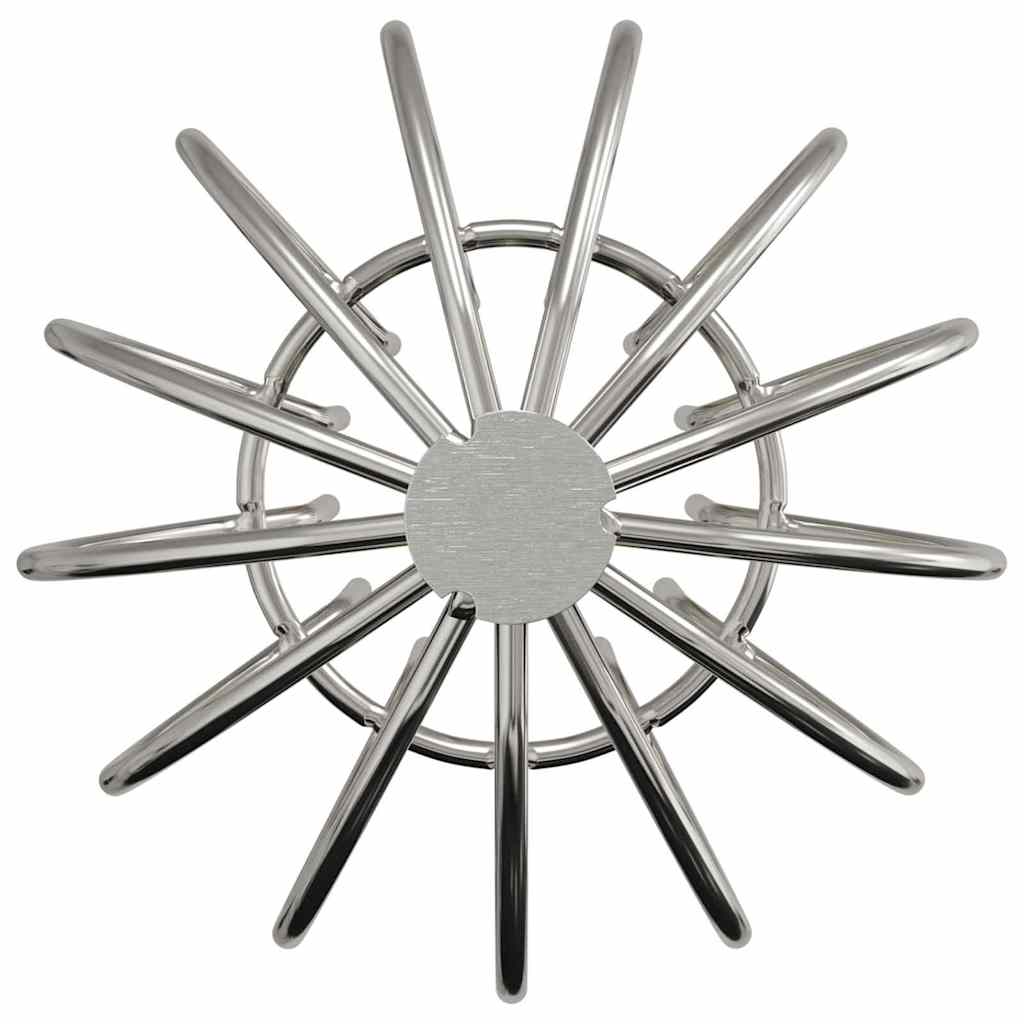 Bladvanger voor goot 2 pcs Zilver 75 mm Roestvrij staal