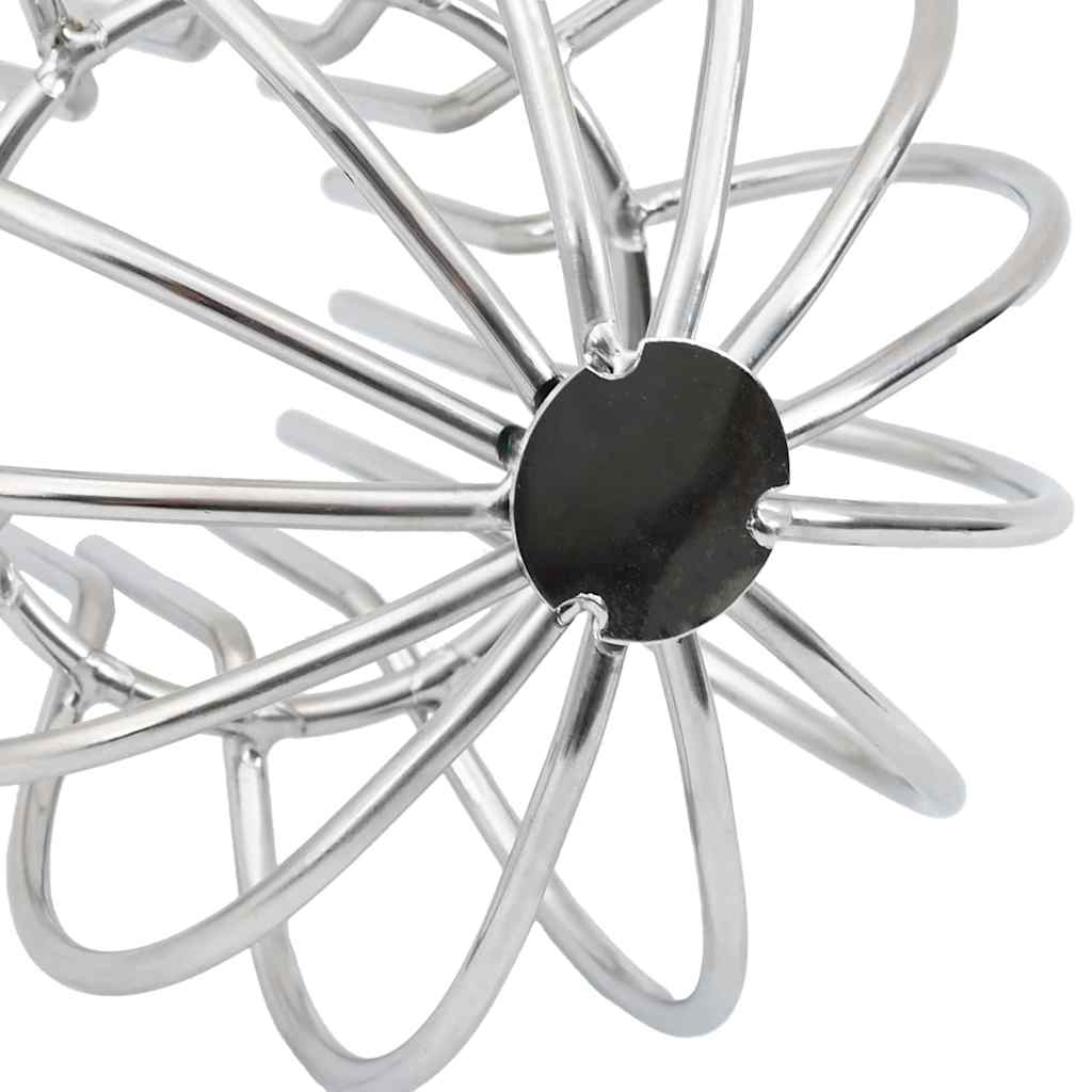 Bladvanger voor goot 8 pcs Zilver 75 mm Roestvrij staal