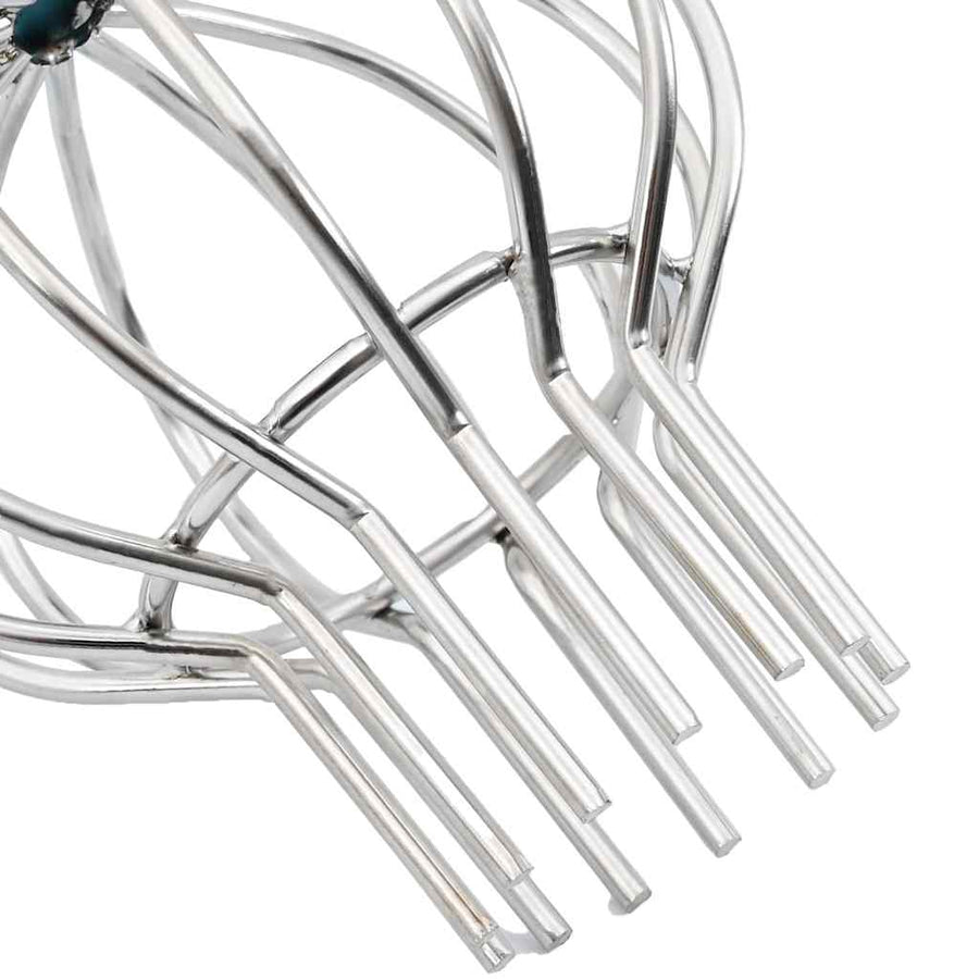 Bladvanger voor goot 8 pcs Zilver 75 mm Roestvrij staal