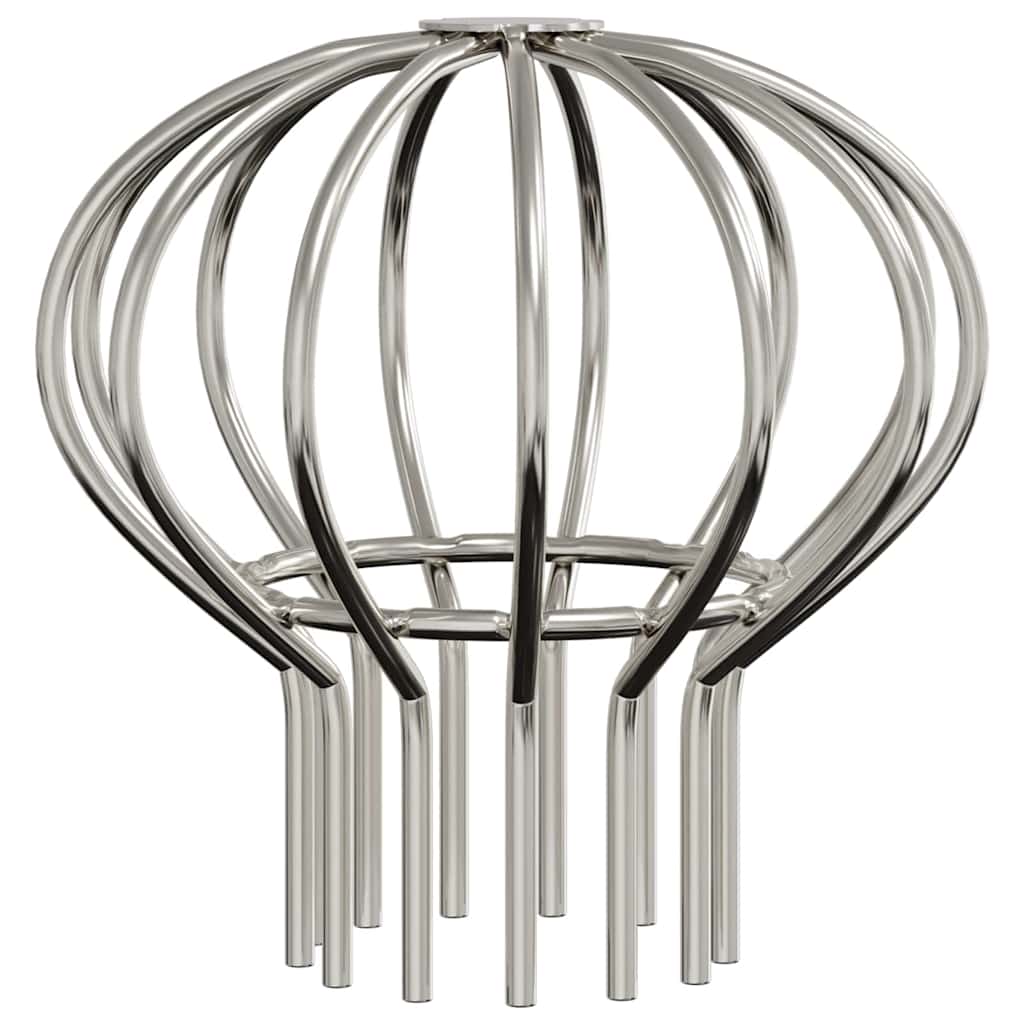 Bladvanger voor goot 8 pcs Zilver 75 mm Roestvrij staal