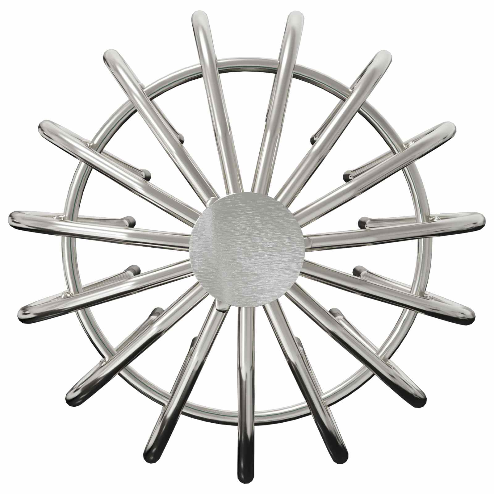 Bladvanger voor goot 2 pcs Zilver 110 mm Roestvrij staal