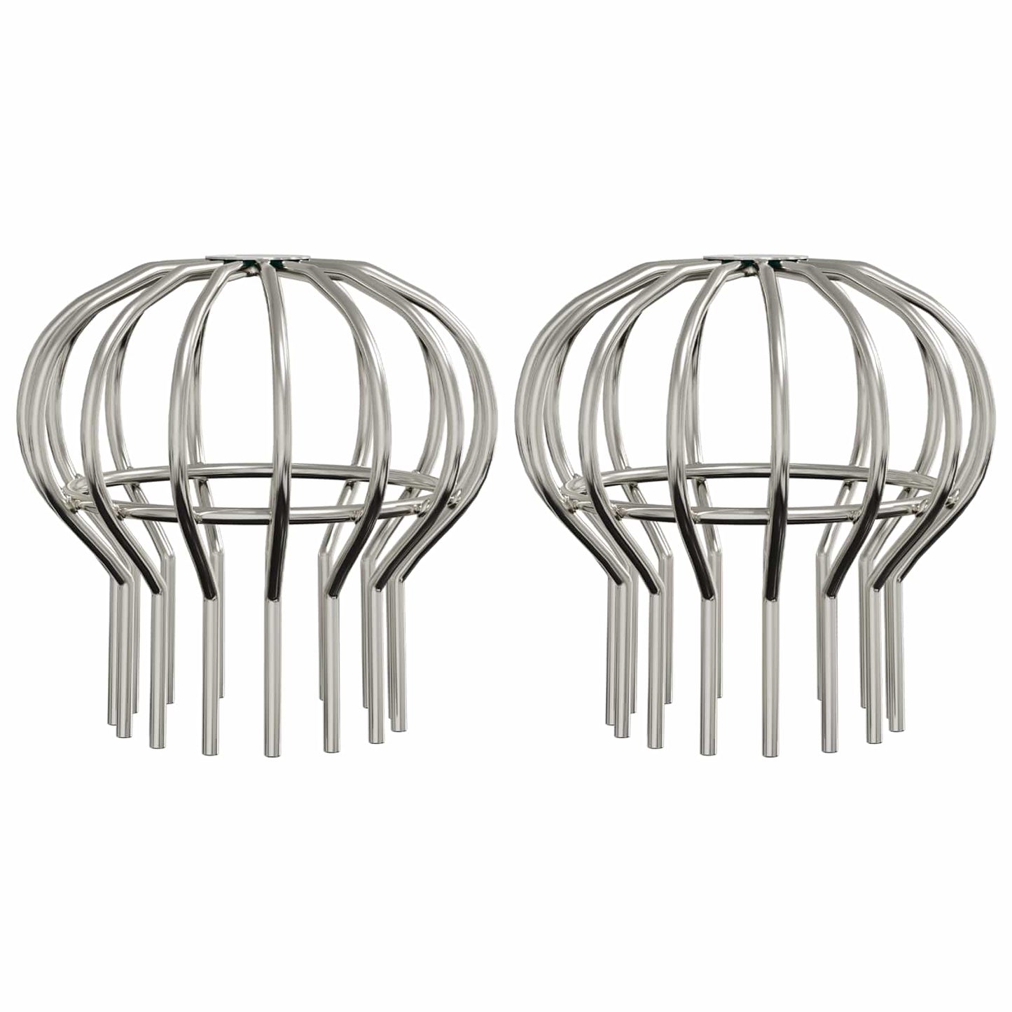 Bladvanger voor goot 2 pcs Zilver 110 mm Roestvrij staal