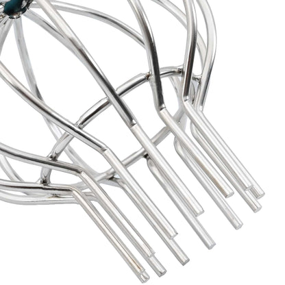 Bladvanger voor goot 8 pcs Zilver 110 mm Roestvrij staal
