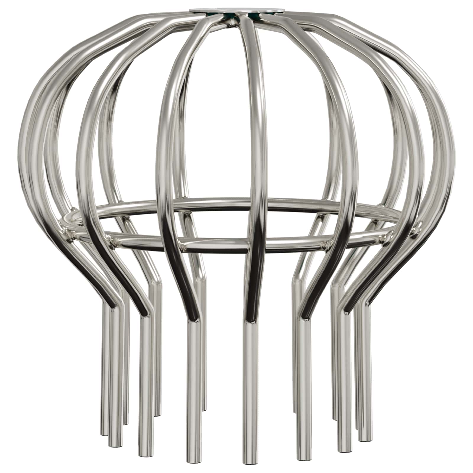 Bladvanger voor goot 8 pcs Zilver 110 mm Roestvrij staal