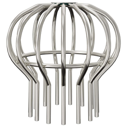 Bladvanger voor goot 8 pcs Zilver 110 mm Roestvrij staal