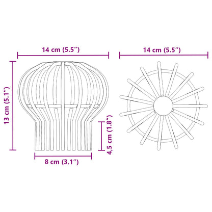 Bladvanger voor goot 8 pcs Zilver 110 mm Roestvrij staal