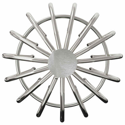 Bladvanger voor goot 8 pcs Zilver 110 mm Roestvrij staal
