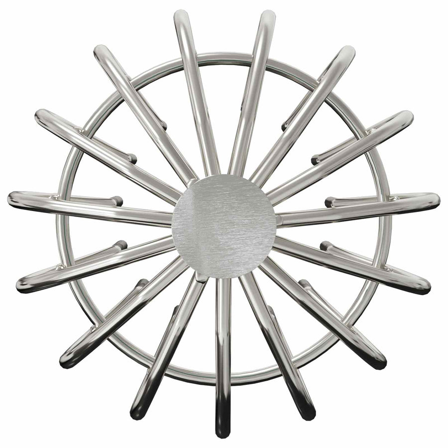 Bladvanger voor goot 8 pcs Zilver 110 mm Roestvrij staal