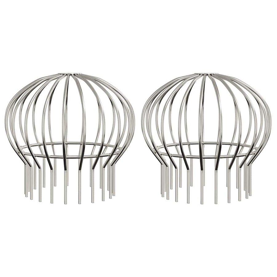 Bladvanger voor goot 2 pcs Zilver 160 mm Roestvrij staal