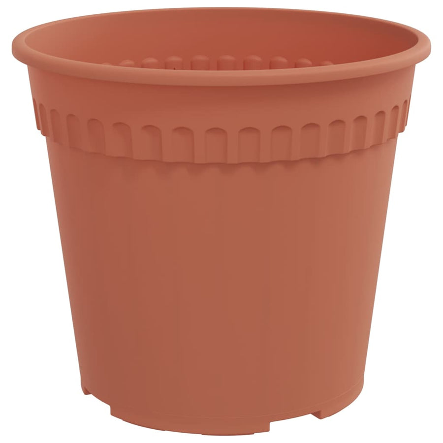 Ronde Bloempot 6 pcs Baksteenrood Ø 17 x 14 cm Kunststof