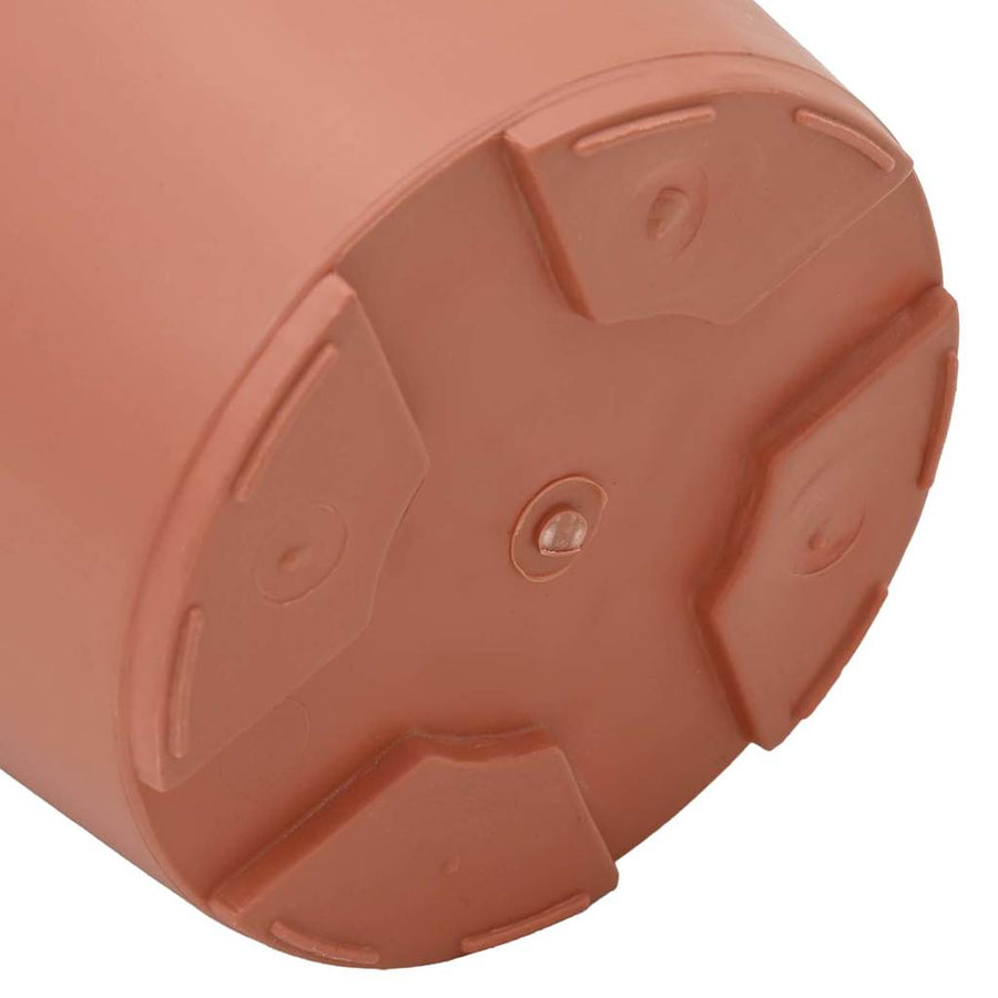 Ronde Bloempot 24 pcs Baksteenrood Ø 15 x 12 cm Kunststof
