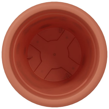 Ronde Bloempot 6 pcs Baksteenrood Ø 26 x 21.5 cm Kunststof