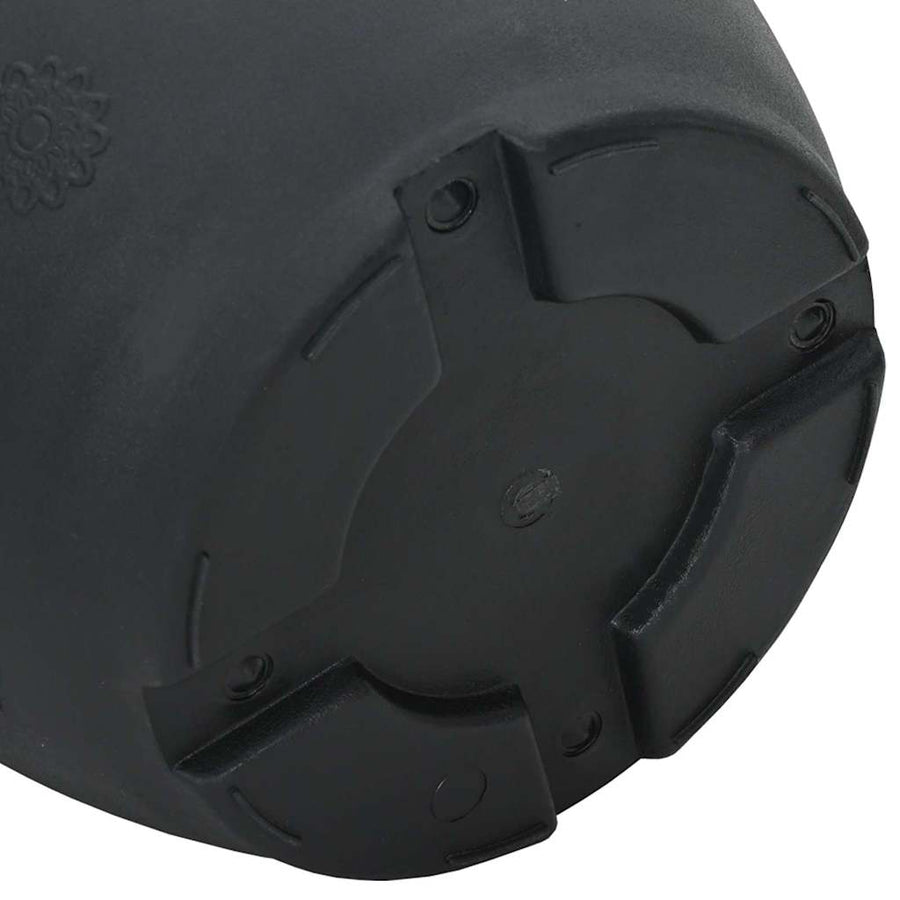 Ronde Bloempot 6 pcs Zwart Ø 26 x 21.5 cm Kunststof