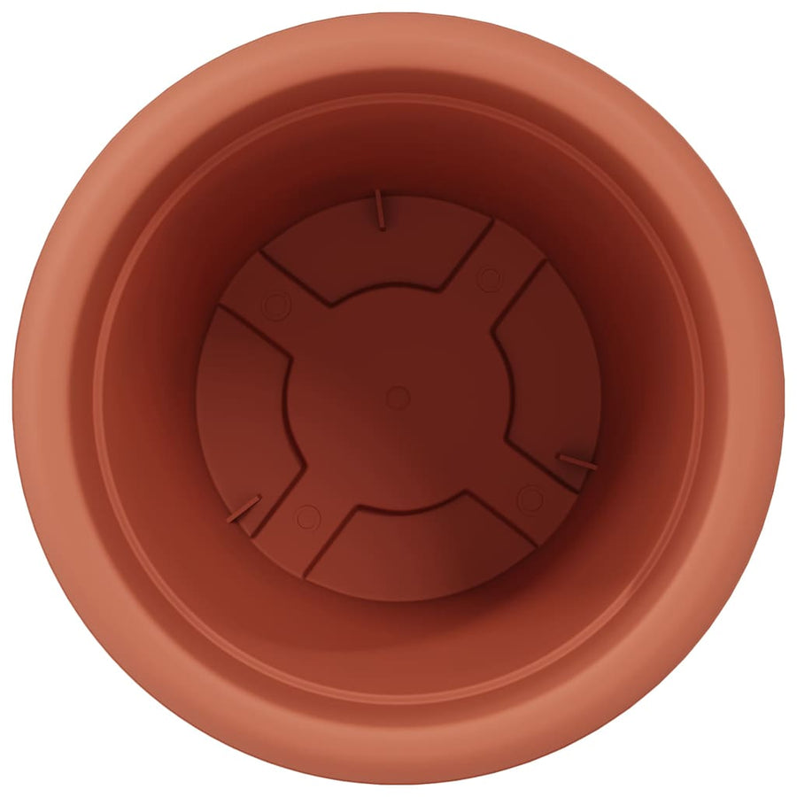 Ronde Bloempot 24 pcs Baksteenrood Ø 26 x 21.5 cm Kunststof