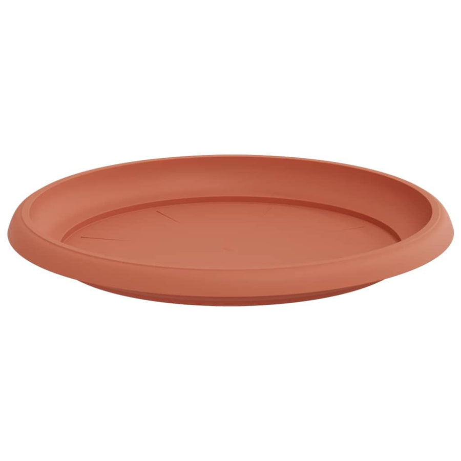 Ronde Bloemenschalen 6 pcs Baksteenrood Ø 14 x 2 cm Kunststof