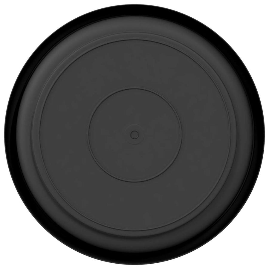 Ronde Bloemenschalen 24 pcs Zwart Ø 14 x 2 cm Kunststof