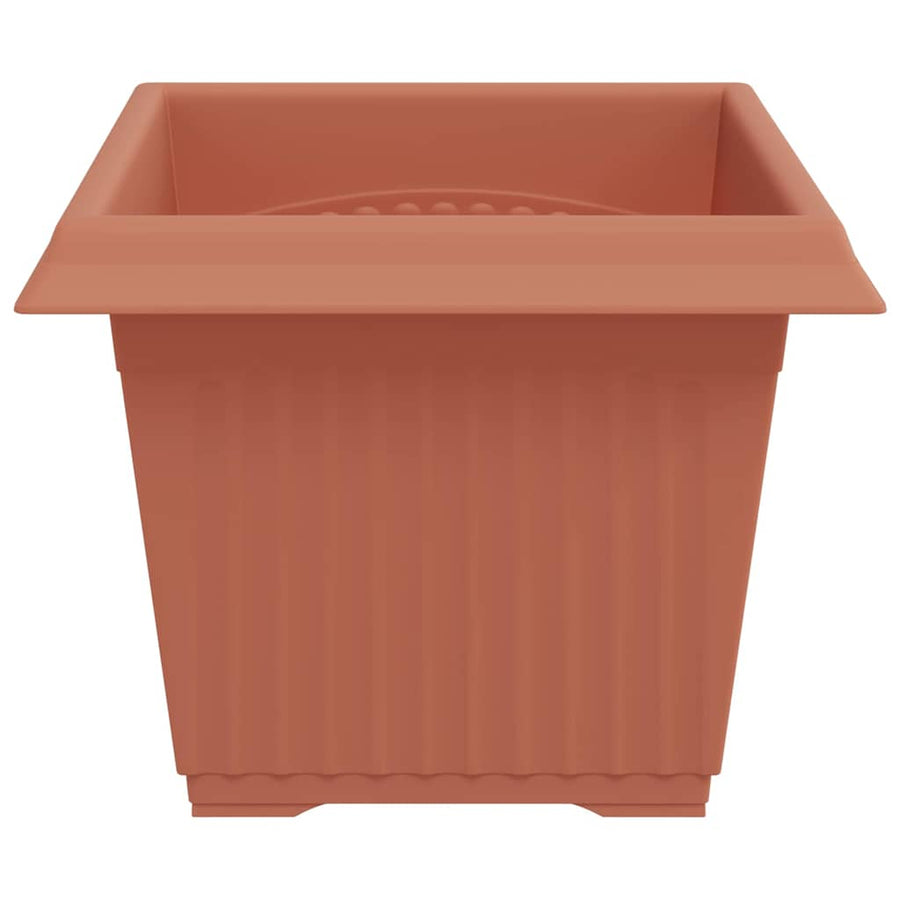 Vierkante Bloempot 6 pcs Baksteenrood 43 x 43 x 33.5 cm