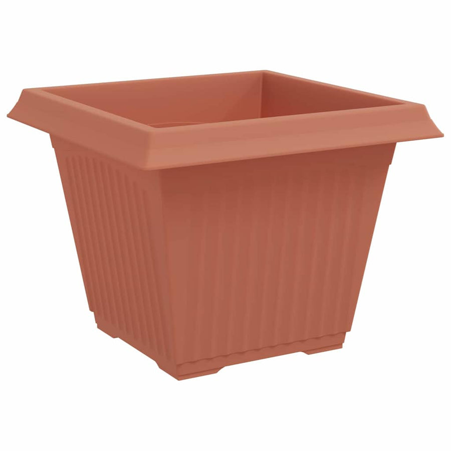 Vierkante Bloempot 6 pcs Baksteenrood 43 x 43 x 33,5 cm