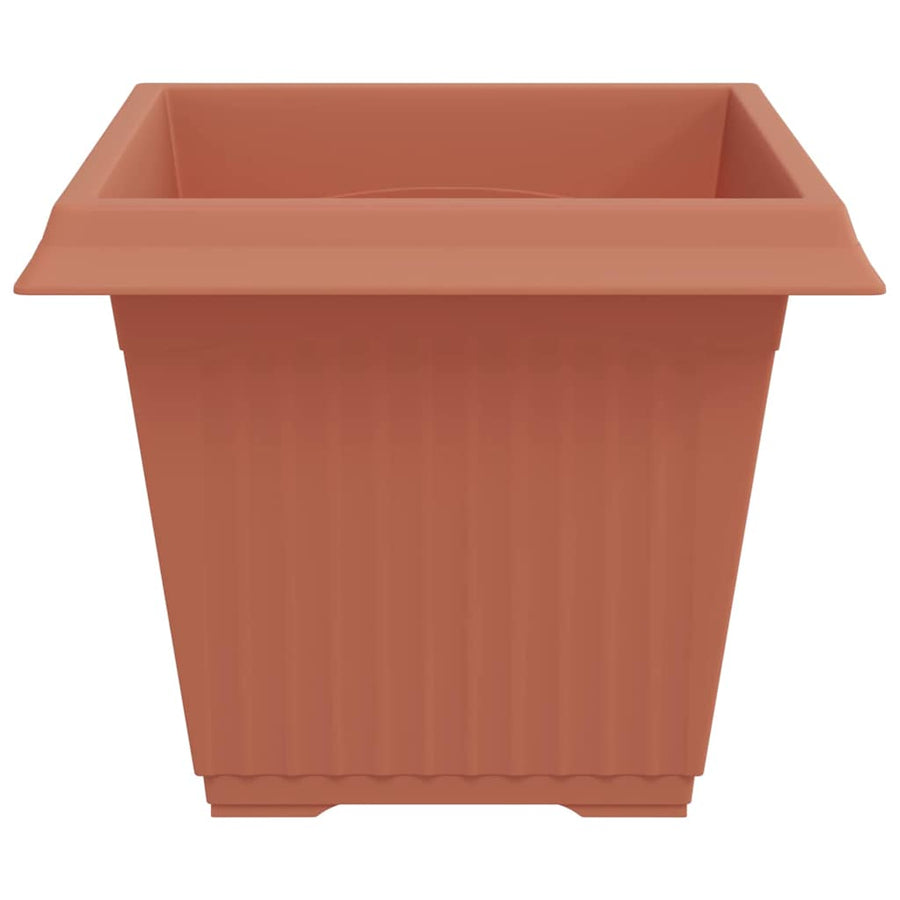 Vierkante Bloempot 6 pcs Baksteenrood 43 x 43 x 33,5 cm