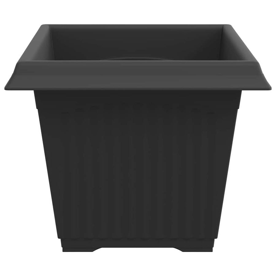 Vierkante Bloempot 6 pcs Zwart 43 x 43 x 33.5 cm Kunststof